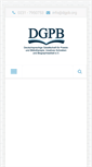 Mobile Screenshot of dgpb.org