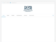 Tablet Screenshot of dgpb.org